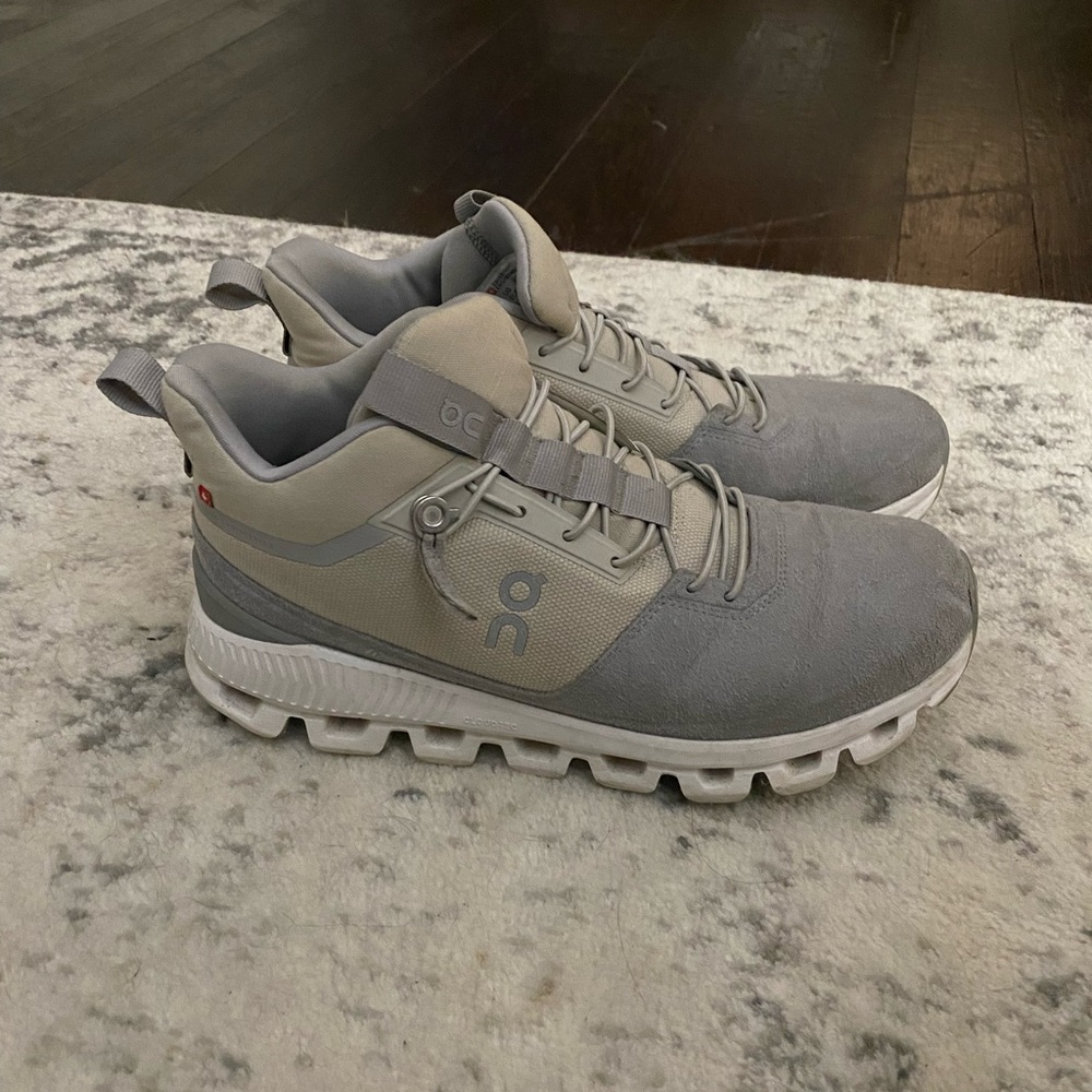on coud hi sneaker glacier/grey W 8.5
